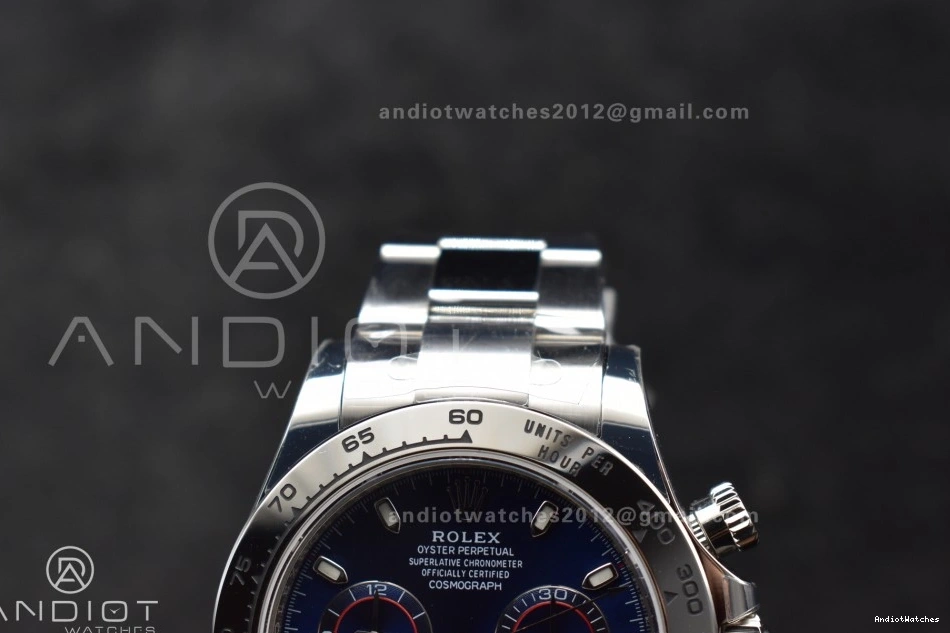 SS Bracelet Best 751 904L Stretchable Edition 116509 BTF 1:1 Daytona Case Dial Blue SA and 0420